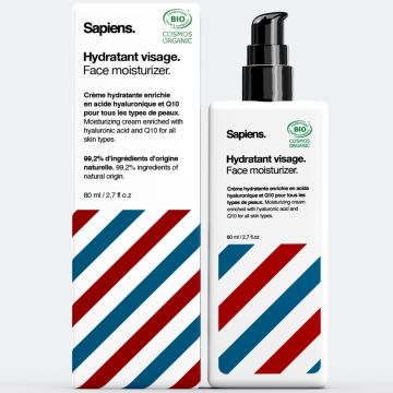 Sapiens Face Moisturizing Cream for men 80ml