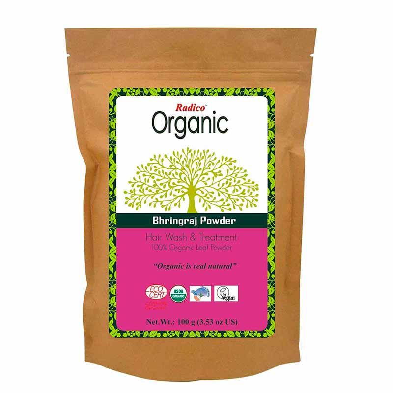 Organic Bhringraj powder for hair growth - Radico Organic