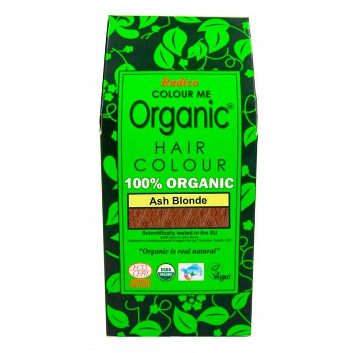 Radico Colour Me Organic tuhkablondi kasviväri 100g