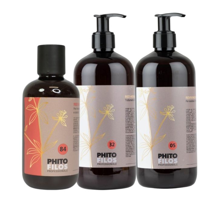 Phitofilos Red Hair booster & review products set